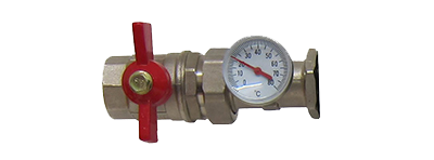 Manifold Isolating Valve with temperature gauge