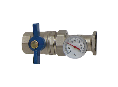 Manifold Isolating Valve with temperature gauge